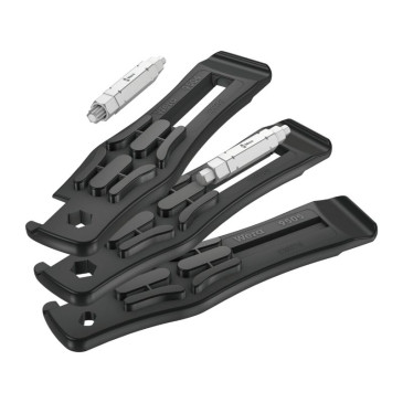 DEMONTE PNEU VELO WERA BICYCLE AVEC EMBOUTS 4 EN 1 ET DEMONTE OBUS (SET 5 PIECES) -MARQUE ALLEMANDE- 4013288222190