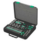 CLIQUET WERA 8100 ZYKLOP SPEED 1/4, 1/2 METRIQUE AVEC DOUILLES ET EMBOUTS NOIR/VERT (SET 43 PIECES) -MARQUE ALLEMANDE POUR LES ATELIERS- 4013288126610