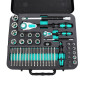 WERA 8100 ZYKLOP SPEED RATCHET SET - 1/2 or 1/4 drive - METRIC WITH BITS (SET 43 PIECES) German tools for workshop