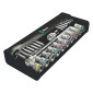 CLIQUET WERA 8100 ZYKLOP METAL 1/2 METRIQUE AVEC DOUILLES ET EMBOUTS CHROME MOLY (SET 28 PIECES) -MARQUE ALLEMANDE POUR LES ATELIERS- 4013288173881