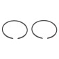 PISTON RING FOR MOPED PEUGEOT 103 MVL, SP, RCX, SPX, VOGUE (39,94 x1,5 mm) (PAIR) -SELECTION P2R- 3701213408788