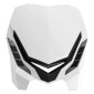 HEADLIGHT FAIRING FOR MOTORBIKE - POLISPORT E-BLAZE - White/black (LEDS) 5604415124204