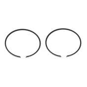 PISTON RING FOR SCOOT - AIRSAL for MBK 50 BOOSTER, STUNT/YAMAHA 50 BWS, SLIDER (For cast iron cylinder) (PAIR) 8434829012661