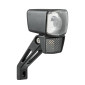 ECLAIRAGE VELO POUR MOYEU DYNAMO AVANT SUR FOURCHE AXA NXT 30 LUX NOIR BOUTON SWITCH ON/OFF - POUR VOIR A 50m ET VISIBLE A 3kms - ECLAIRAGE A L'ARRET 4mn 8713249332970