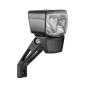 ECLAIRAGE VELO POUR MOYEU DYNAMO AVANT SUR FOURCHE AXA NXT 60 LUX NOIR BOUTON SWITCH ON/OFF - POUR VOIR A 70m ET VISIBLE A 4kms - ECLAIRAGE A L'ARRET 4mn 8713249333052