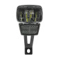 ECLAIRAGE VELO POUR MOYEU DYNAMO AVANT SUR FOURCHE AXA NXT 60 LUX NOIR BOUTON SWITCH ON/OFF - POUR VOIR A 70m ET VISIBLE A 4kms - ECLAIRAGE A L'ARRET 4mn 8713249333052