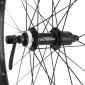 ROUE VTT DISQUE BLOCAGE BOOST 141mm 29" TRUCKY 30 TUBELESS READY ARRIERE CENTERLOCK NOIR MOYEU SHIMANO MT200 CASSETTE 11/10V JANTE 30C 32 RAYONS