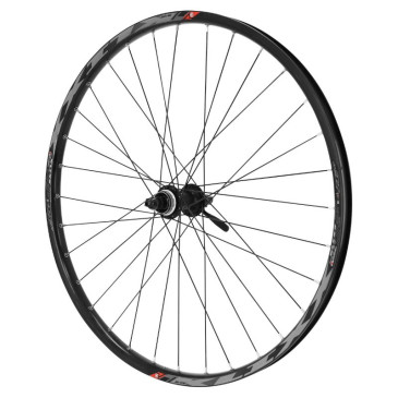 ROUE VTT DISQUE BLOCAGE 26" KLIXX TUBELESS READY AVANT NOIR MOYEU SHIMANO ACERA QC400 CENTERLOCK - JANTE 23C 32 RAYONS ALL MOUNTAIN 3660429038267