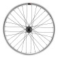 ROUE ROUTE / FIXIE / PISTE P2R ARGENT ARRIERE DOUBLE FILETAGE AVEC PIGNON 16DTS JANTE 17C PROFIL 28mm