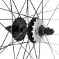 ROUE ROUTE / FIXIE PATIN P2R ARGENT ARRIERE DOUBLE FILETAGE AVEC PIGNON 16DTS AVEC ECROUS JANTE 17C PROFIL 28mm 3660429021429
