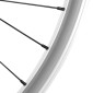 ROUE ROUTE / FIXIE / PISTE P2R ARGENT ARRIERE DOUBLE FILETAGE AVEC PIGNON 16DTS JANTE 17C PROFIL 28mm