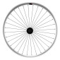 ROUE ROUTE / FIXIE PATIN P2R ARGENT AVANT AVEC ECROUS JANTE 17C PROFIL 28mm 3660429021221