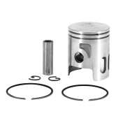 PISTON SCOOT AIRSAL POUR MBK 50 OVETTO 2T, MACH G/YAMAHA 50 NEOS 2T, JOG/APRILIA 50 SR/MALAGUTI 50 F10, F12 (POUR CYLINDRE FONTE)