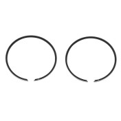 PISTON RING FOR SCOOT - AIRSAL for MBK 50 OVETTO 2 stroke, MACH G/YAMAHA 50 NEOS 2 stroke, JOG/APRILIA 50 SR/MALAGUTI 50 F10, F12 (For cast iron cylinder) (PAIR) 8434829012562