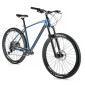 VELO MUSCULAIRE VTT 29 LEADER FOX EMPORIA 2023 BLEU TIGRE 11V CADRE 18 POUCES (TAILLE ADULTE 170 à 178 cm)