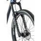 VELO MUSCULAIRE VTT 29 LEADER FOX EMPORIA 2023 BLEU TIGRE 11V CADRE 18 POUCES (TAILLE ADULTE 170 à 178 cm)