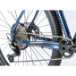 VELO MUSCULAIRE VTT 29 LEADER FOX EMPORIA 2023 BLEU TIGRE 11V CADRE 18 POUCES (TAILLE ADULTE 170 à 178 cm)