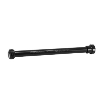AXE TRAVERSANT / BLOCAGE ROUE ARRIERE BLACKBEARING FILETAGE m12x1.0mm NOIR (167mm HORS BUTEE DONT FILETAGE 19mm) AVEC ECROU 3760290197381