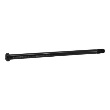 AXE TRAVERSANT / BLOCAGE ROUE ARRIERE BLACKBEARING FILETAGE m12x1.75mm NOIR (229mm HORS BUTEE DONT FILETAGE 20mm) 3760365230456