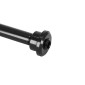 AXE TRAVERSANT / BLOCAGE ROUE ARRIERE BLACKBEARING FILETAGE m12x1.5mm NOIR (179mm HORS BUTEE DONT FILETAGE 20mm) AVEC ECROU 3760290197435