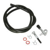 ROBINET ESSENCE CYCLO ADAPTABLE MBK/MOTOBECANE 88 (A TIRETTE) AVEC DURITE NOIR + COLLIERS -SELECTION P2R- 3701213408054