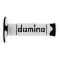 GRIP- DOMINO ORIGINAL- OFF ROAD A260 White/black CLOSED END 120mm (PAIR) 8033900034143