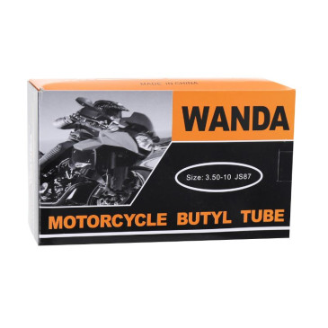 CHAMBRE A AIR 10'' 3.50-10 A 4.00-10 , 110/80-10 WANDA VALVE COUDEE 90° 6900033340026