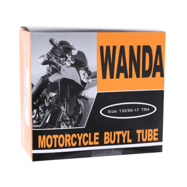 CHAMBRE A AIR 17'' 130/90-17, 140/90-17, 130/70-17, 140/80-17, 4.50 A 5.10-17 WANDA VALVE TR4 6900033340187