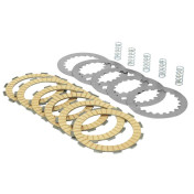 DISQUE D'EMBRAYAGE 50 A BOITE STAGE 6 R/T POUR DERBI 50 SENDA, GPR / GILERA 50 SMT, RCR (KIT COMPLET 6 DISQUES GARNIS) 4260405316472