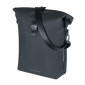 SACOCHE ARRIERE SAC A DOS VELO LATERALE BASIL SOHO 17L NOIR FIXATION PORTE BAGAGE AVEC SYSTEME MIK STUDS (31x16x37cm) AVEC ECLAIRAGE LED 8715019184062