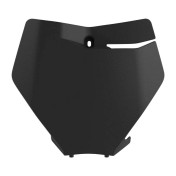 MX FRONT NUMBER PLATE - POLISPORT FOR KTM 125 SX, 250 SX-F, XC, XC F 2019>2022 BLACK 5604415095603