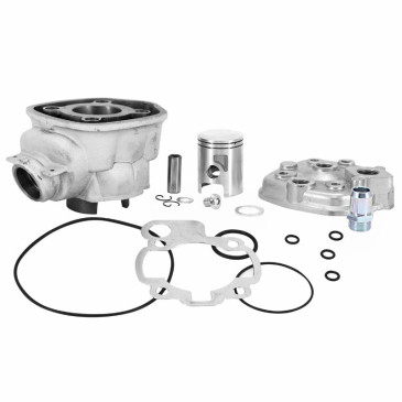 COMPLETE CYLINDER KIT FOR 50cc MOTORBIKE MINARELLI 50 AM6/MBK 50 X-POWER, X-LIMIT/YAMAHA 50 TZR, DTR/PEUGEOT 50 XPS/RIEJU 50 RS1/BETA 50 RR/APRILIA 50 RS 1995>2005 CAST IRON BY AIRSAL- 8434829003539