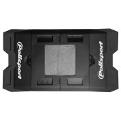 POLISPORT BIKE MAT - FOLDABLE PIT PLASTIC MAT BLACK (Includes two absorbent mats as spare part) 5604415060618