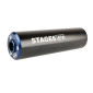 SILENCER - STAGE 6 ALUMINIUM Ø 60mm Black/blue (Right mounting) 4051272002076