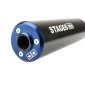 SILENCER - STAGE 6 ALUMINIUM Ø 60mm Black/blue (Right mounting) 4051272002076