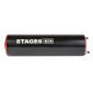 SILENCER - STAGE 6 ALUMINIUM Ø 60mm Black/red (Right mounting)