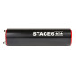 SILENCER - STAGE 6 ALUMINIUM Ø 60mm Black/red (Left mounting) 4051272002021