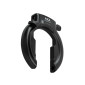 ANTIVOL VELO FER A CHEVAL AXA IMENSO GRANDE OUVERTURE 75mm NOIR (SANS FIXATION) - COMPATIBLE PLUG ULC- SECURITE NIVEAU 12/15 (CLE PRISONNIERE)