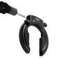 ANTIVOL VELO FER A CHEVAL AXA IMENSO GRANDE OUVERTURE 75mm NOIR (SANS FIXATION) - COMPATIBLE PLUG ULC- SECURITE NIVEAU 12/15 (CLE PRISONNIERE)