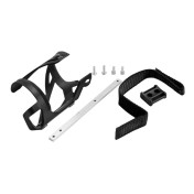 PORTE BIDON POLINI NOIR SORTIE LATERALE AVEC SUPPORT POUR BATTERIE POLINI EXTERNE COMPATIBLE POUR BATTERIE EXTERNE 204284 ref 955.520.024 8054705121043