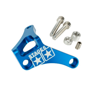 BUTEE BIELLETTE EMBRAYAGE 50 A BOITE STAGE 6 POUR MINARELLI 50 AM6/MBK 50 X-POWER/YAMAHA 50 TZR/PEUGEOT 50 XPS/RIEJU 50 RS1/APRILIA 50 RS ALU CNC BLEU 4051272017889