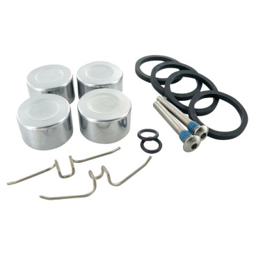 BRAKE CALIPER - COMPLETE REPAIR KIT FOR STAGE6/VOCA G-FORCE RACING 4 PISTONS.