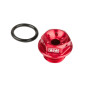 OIL CAP STAGE 6 FOR MBK 50 BOOSTER, STUNT, NITRO/YAMAHA 50 BWS, SLIDER, AEROX -Red-