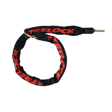 ANTIVOL VELO CHAINE A BOUCLE POUR FER A CHEVAL PLUG TRELOCK ZR455 NOIR CABLE 1.40M DIAM 8mm (PROFONDEUR PLUG FIXATION 50mm ET DIAM 9.6mm) 4016167039988