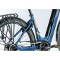 VELO ELECTRIQUE/VAE CITY 28 LEADER FOX SAGA 2023 MIXTE BLEU TIGRE 8V MOTEUR CENTRAL BAFANG M300 36V 80Nm BATTERIE 15Ah (16,5'' - H43cm - TAILLE S - POUR ADULTE DE 158cm à 168cm)