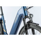 EBIKE - HYBRID BIKE LEADER FOX 28'' SAGA 2023 "UNISEX" Striped blue - 8 Speed - BAFANG CENTRAL ENGINE M300 36V 80Nm BATTERIE 14Ah ( Frame 16,5'' - H43cm - SIZE S - RIDER'S HEIGHT 158cm to 168cm) 8592826036193