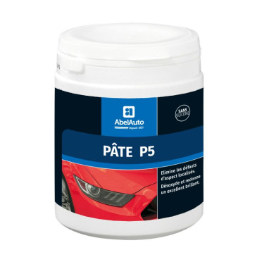 POLISHING PASTE P5 ABEL AUTO 1Kg ABRASIVENESS 70, SHINE 50 (Professionnal French Brand)-