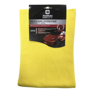 MICROFIBER CLOTH - FOR WIPING - ABEL AUTO 60 x 60 cm (Professionnal french brand)