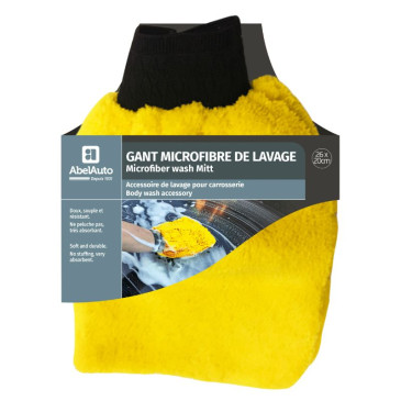 GANT MICROFIBRE DE LAVAGE/NETTOYAGE ABEL AUTO (MARQUE FRANCAISE) -GAMME PROFESSIONNELLE- 3170650320043
