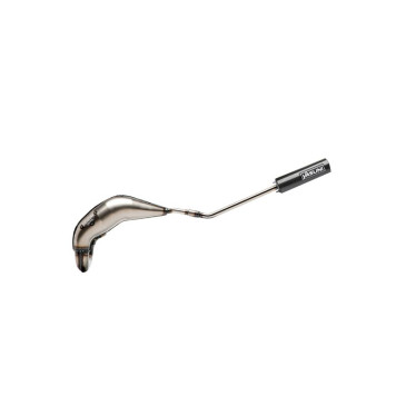 EXHAUST FOR 50cc MOTORBIKE- YASUNI CROSS VARNISHED FOR DERBI 50 SENDA, SENDA R 2000>, SUPERMOTARD 2000/GILERA 50 SMT 2000>, RCR 2000>/BULTACO ASTRO, LOBITO (TOP MOUNTING) (CARBON SILENCER) -TUB230TC- 8404008063470